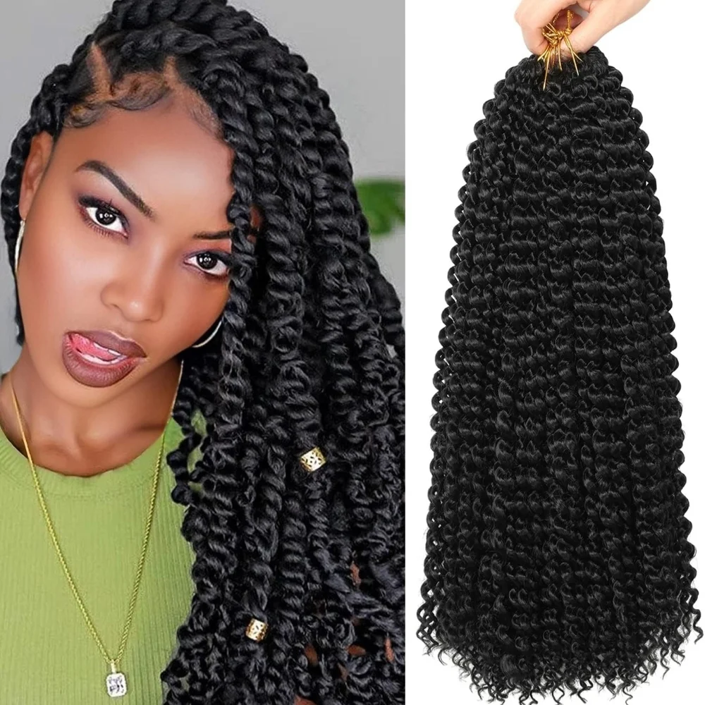 Ubeleco 18 Inch Passion Twist Hair - Pack of 2